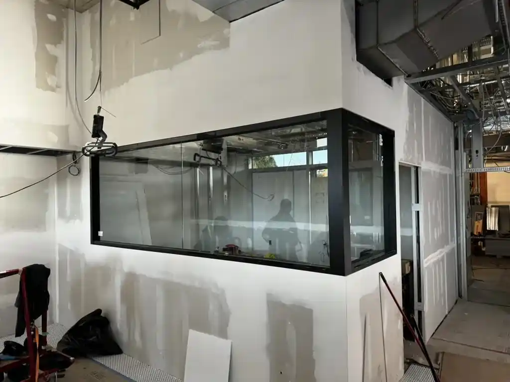 Aluminum-framed partitions by Alpha Glass Ltd, project photo 3