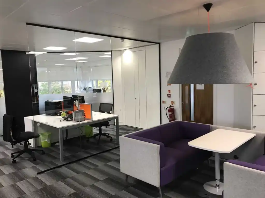 Frameless glass office partition by Alpha Glass Ltd, project photo 18