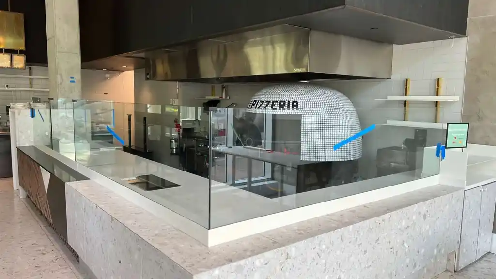 Glass sneeze guard by Alpha Glass Ltd, project photo 8