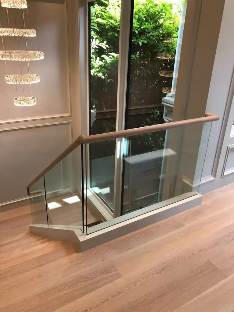 Interior glass railing by Alpha Glass Ltd, project photo 11