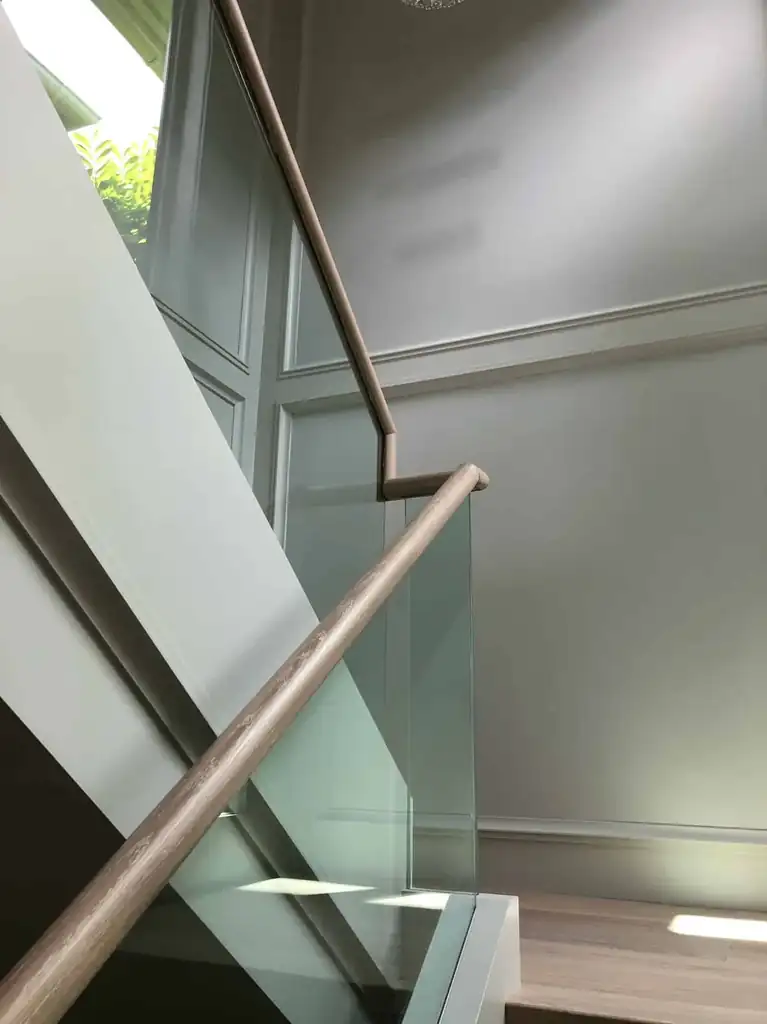 Interior glass railing by Alpha Glass Ltd, project photo 12