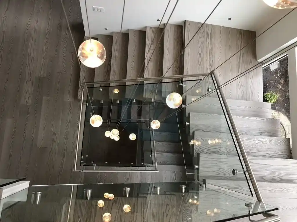 Interior glass railing by Alpha Glass Ltd, project photo 21
