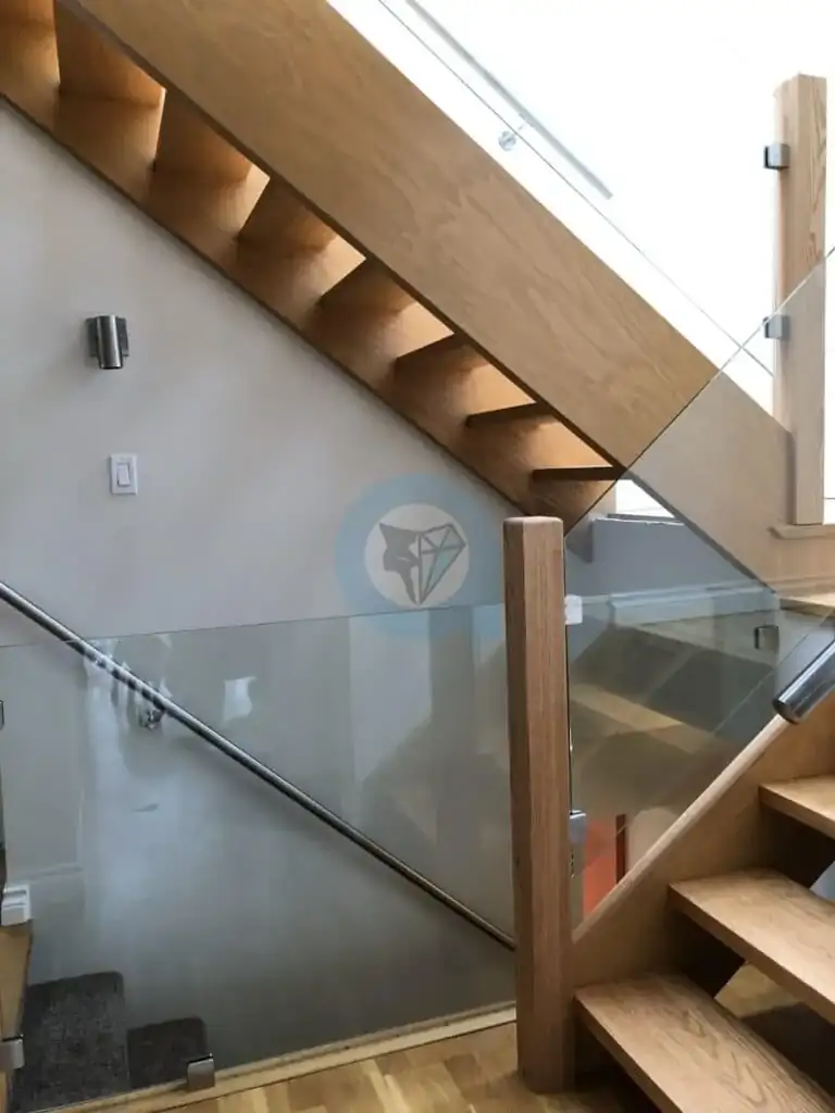 Interior glass railing by Alpha Glass Ltd, project photo 52