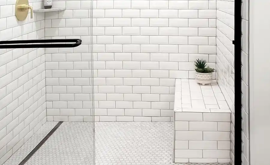 Glass shower shelf by Alpha Glass Ltd, project photo 4