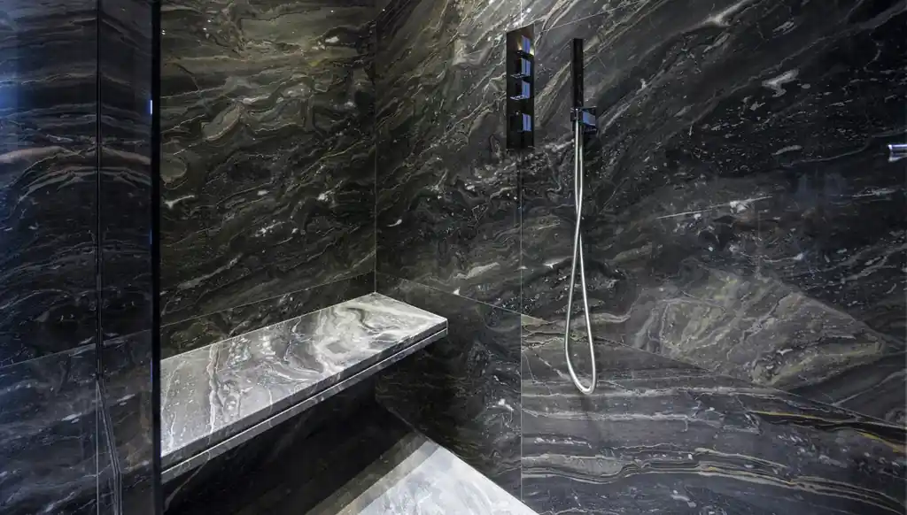 Glass shower shelf by Alpha Glass Ltd, project photo 6