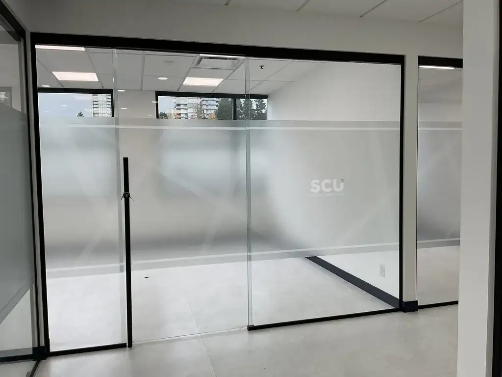 Smart film & privacy film installed by Alpha Glass Ltd in Greater Vancouver