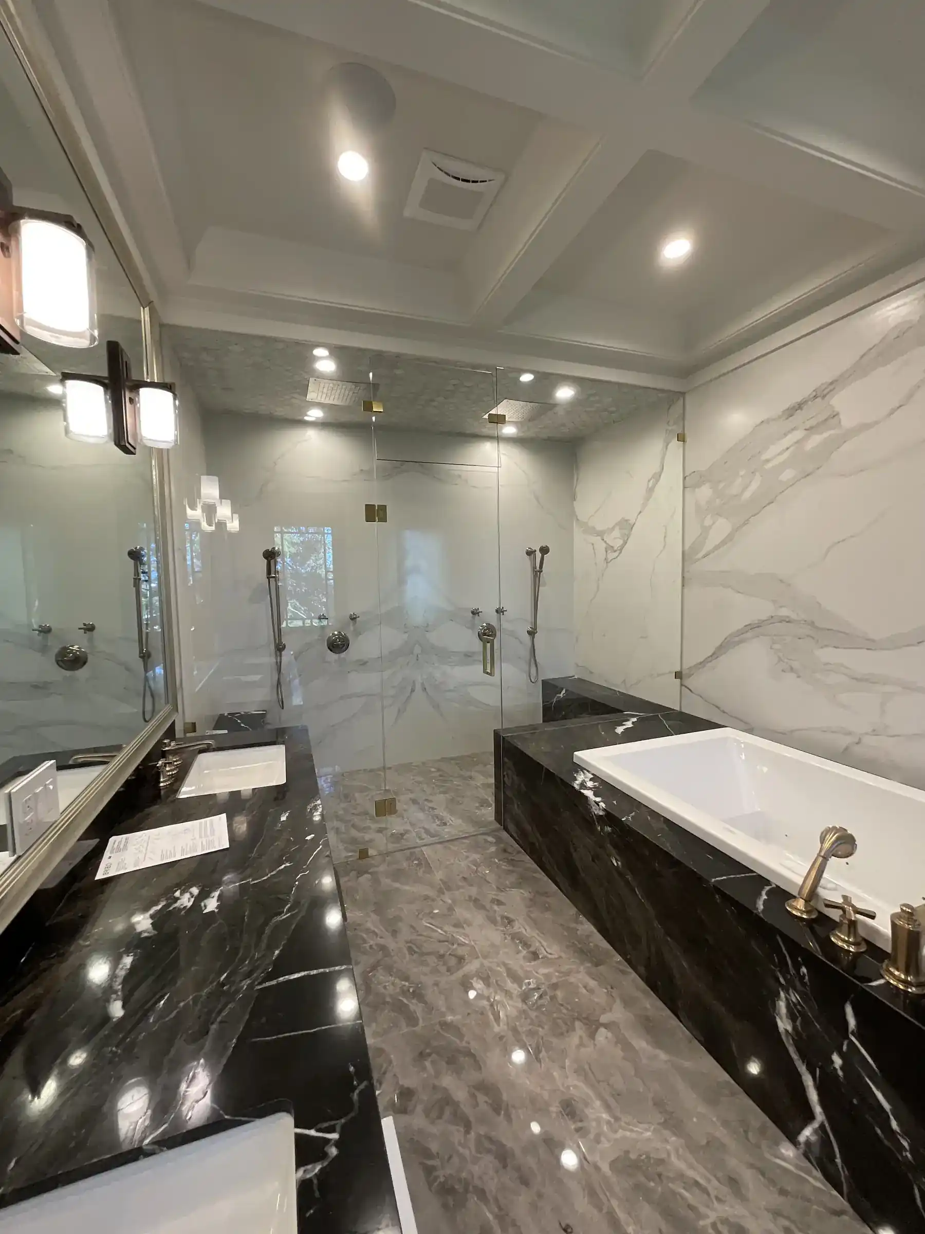 Steam room doors by Alpha Glass Ltd, project photo 2