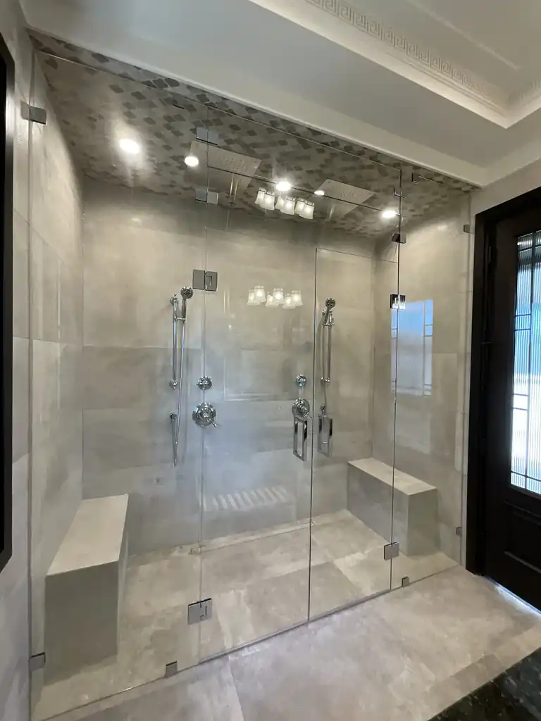 Steam room doors by Alpha Glass Ltd, project photo 3