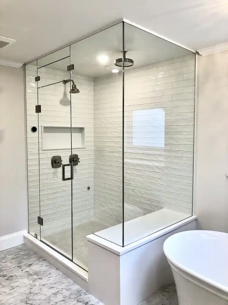 Steam room glass enclosure by Alpha Glass Ltd, project photo 7