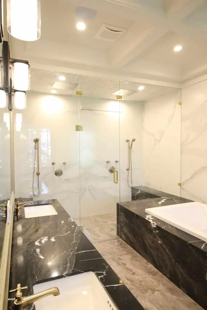 Steam room glass enclosure by Alpha Glass Ltd, project photo 17