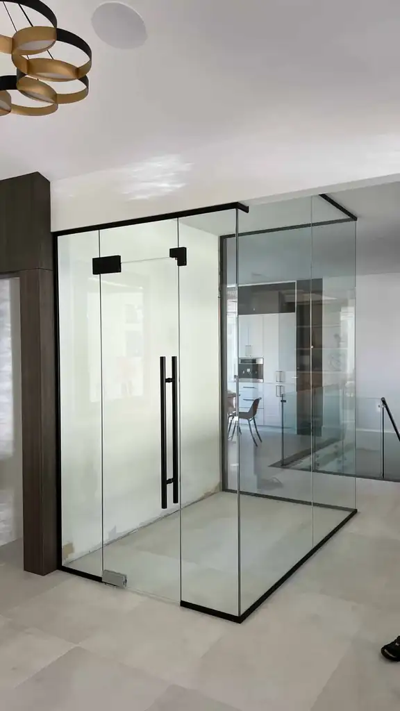 Glass wine cellar by Alpha Glass Ltd, project photo 7
